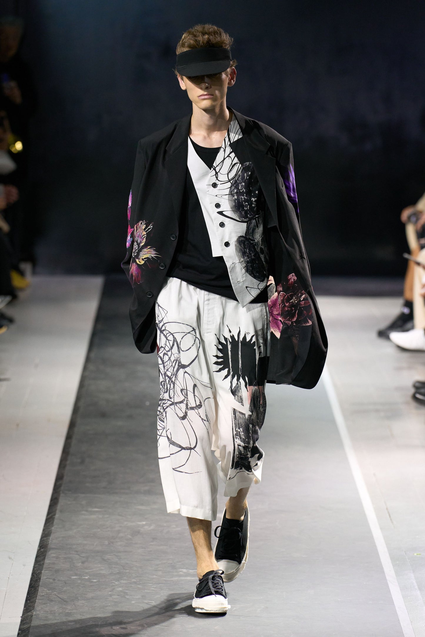 Yohji Yamamoto Flower Print Jacket