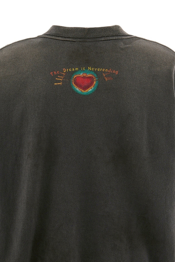 SAINT Mxxxxxx Heart SS T-Shirt Black