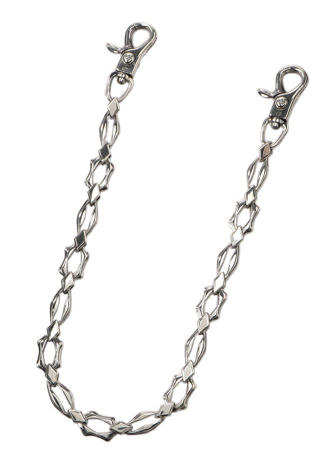 【本日まで出品】yohji yamamoto ウォレットチェーン Yohji Yamamoto Silver 950 Double Hook Wallet Chain – Mosaique d'Art