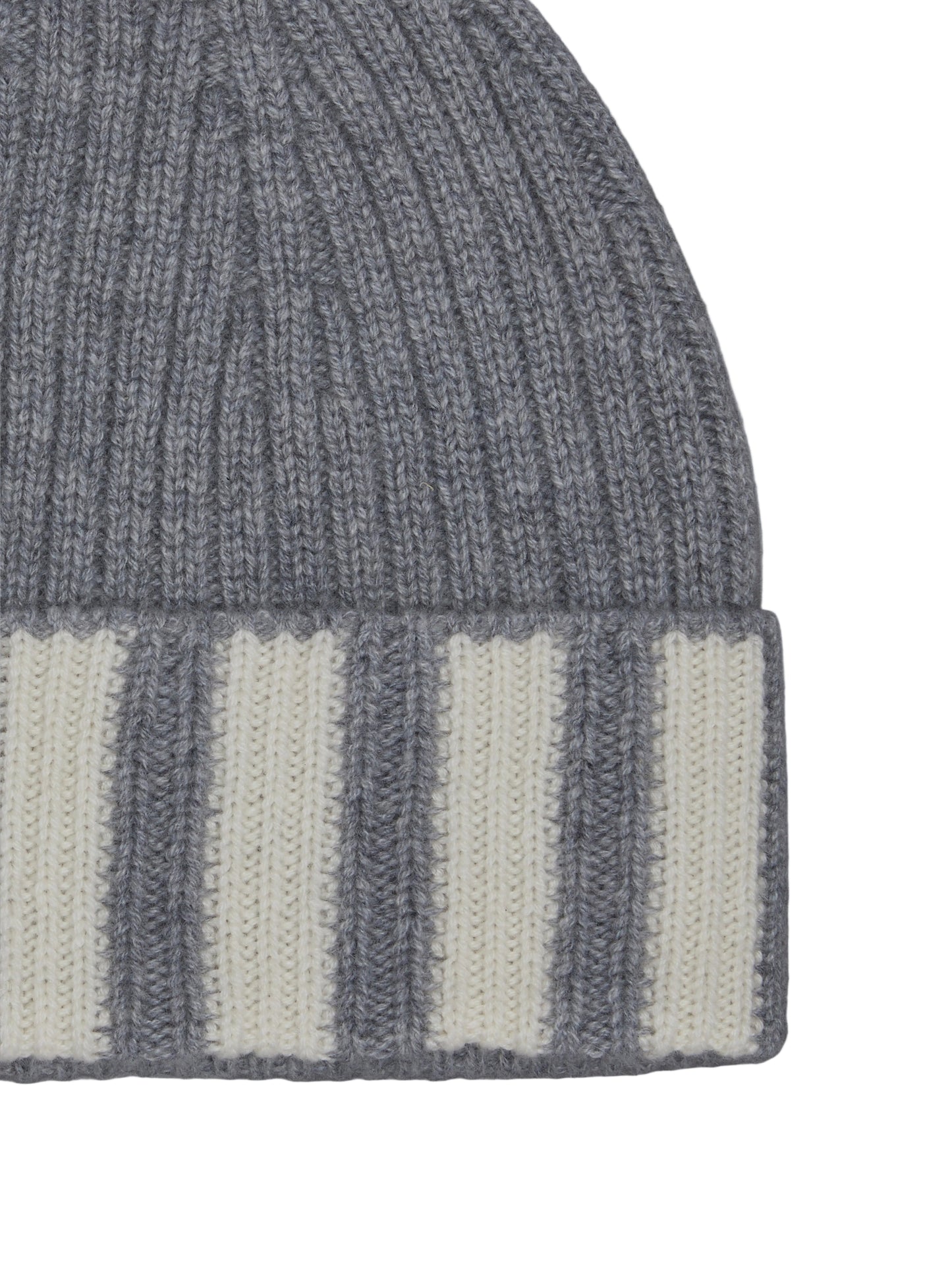 Thom Browne Cashmere 4-Bar Cuff Beanie