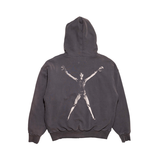 Enfants Riches Déprimés Stretched Out Thermal Lined Zip Up Hoodie