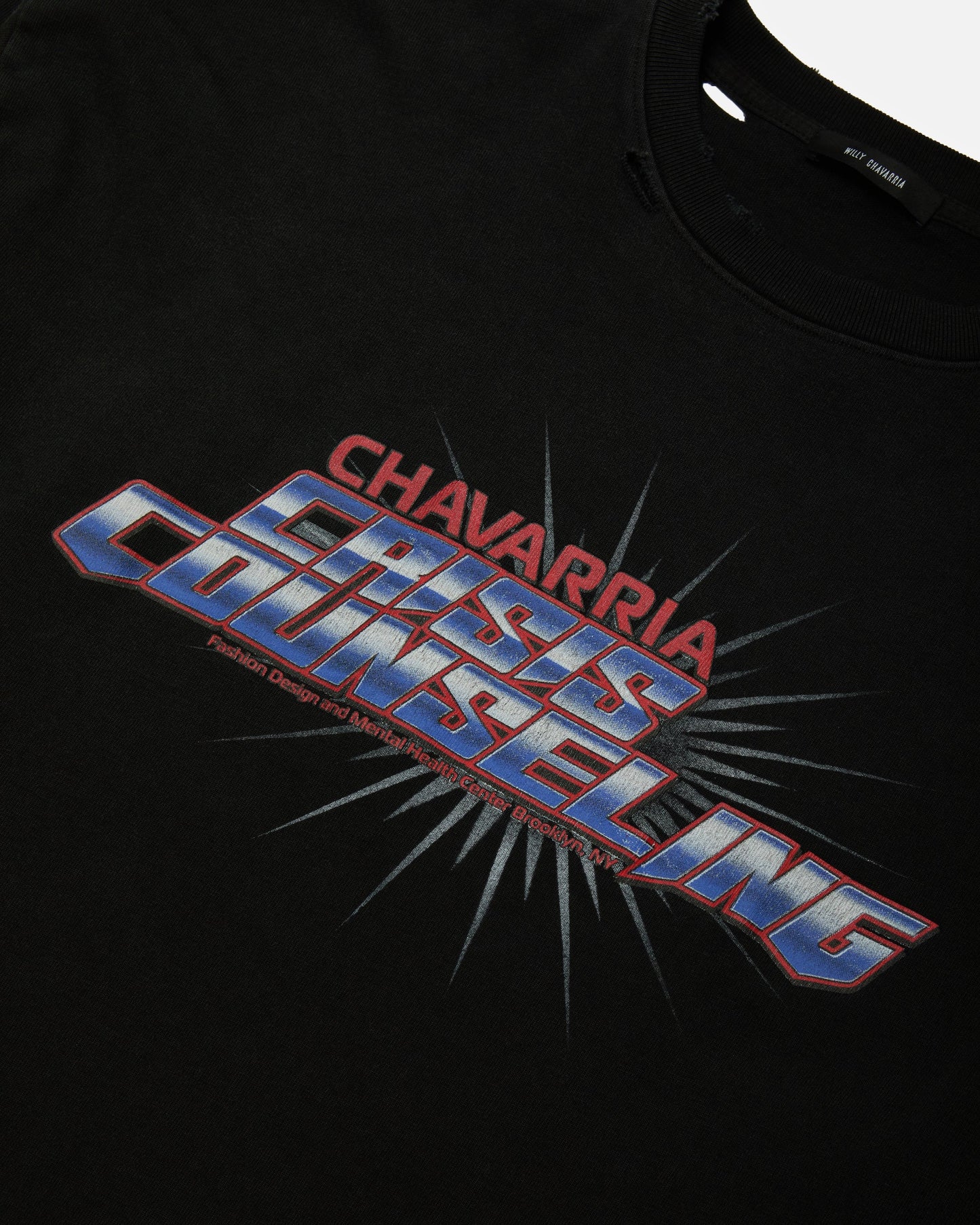 Willy Chavarria Crisis Counseling LS Buffalo Tee