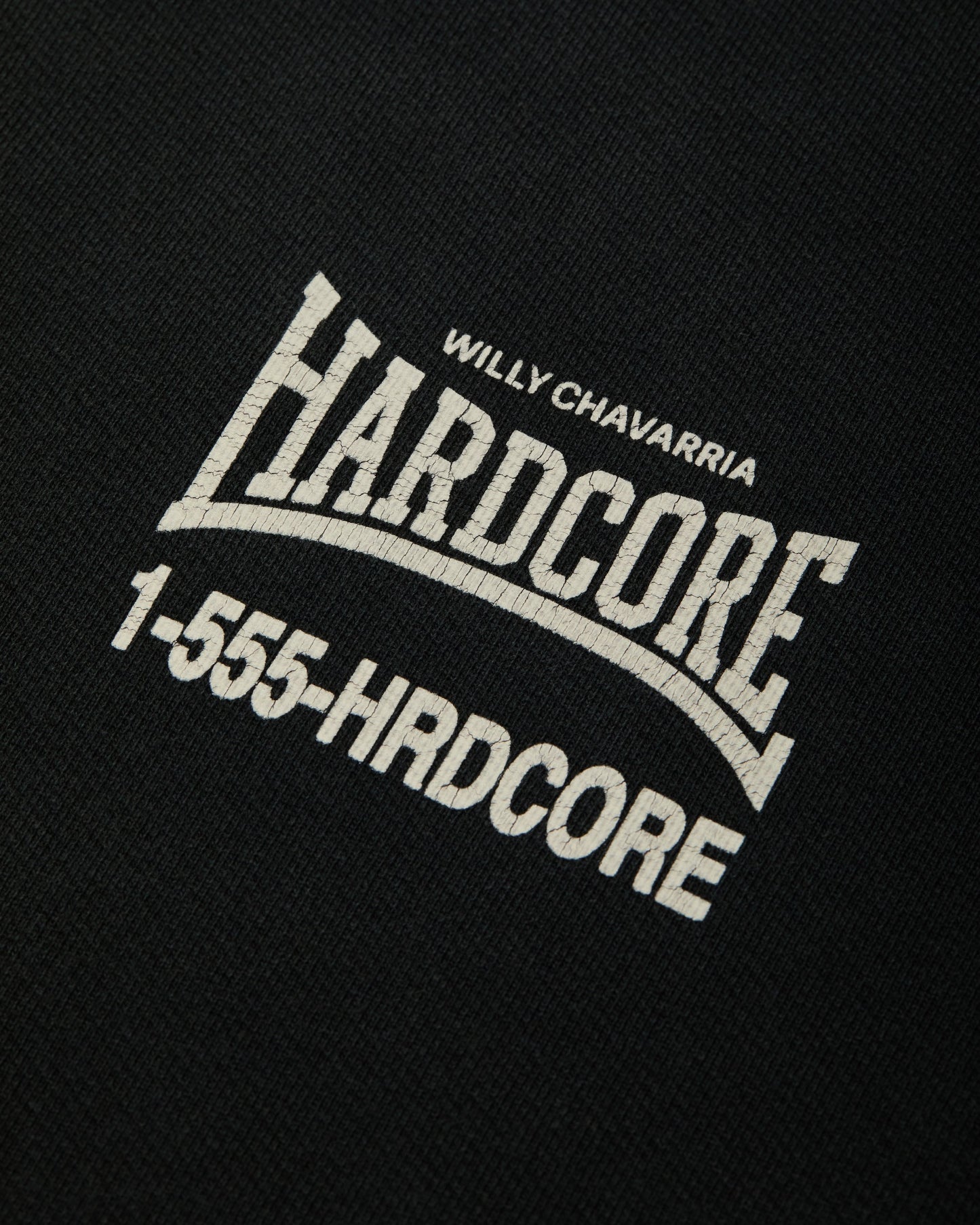 Willy Chavarria "HARDCORE" Muscle Tee Black