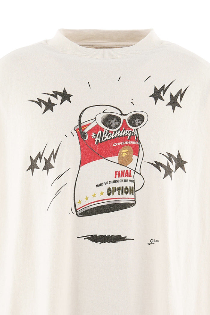 SAINT Mxxxxxx × BAPE Jump® T-Shirt White
