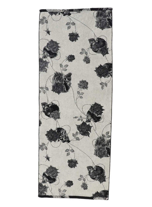Yohji Yamamoto Big Bath Towel Skull Rose