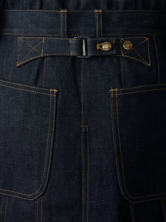 Thom Browne Selvedge Denim 5-pocket Pleated Skirt
