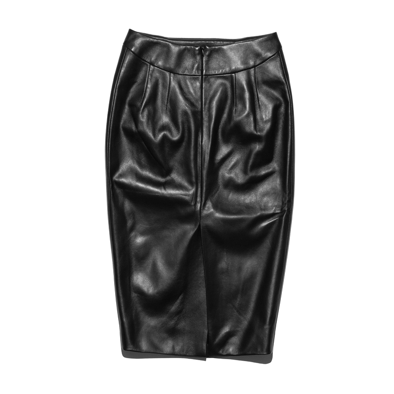 Enfants Riches Deprimes Leather Executive Assistant Skirt