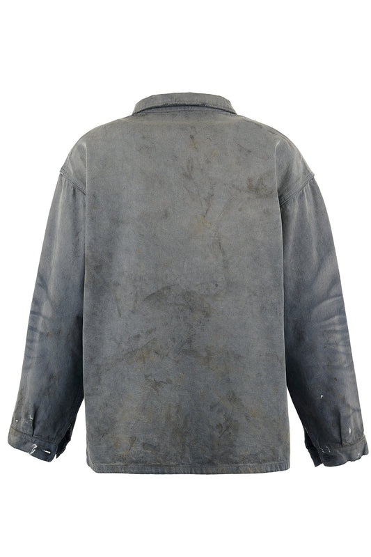 Saint Michael Cover all Jacket Faded Black