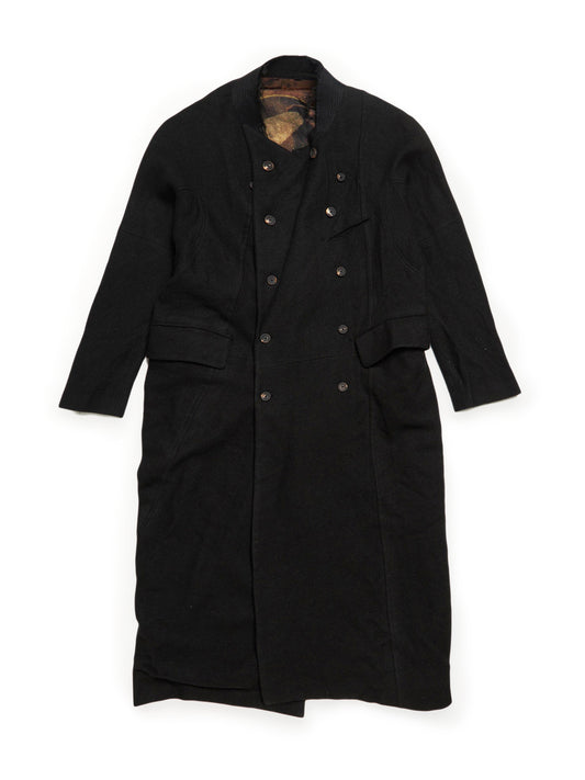 Ziggy Chen Black Woven Coat
