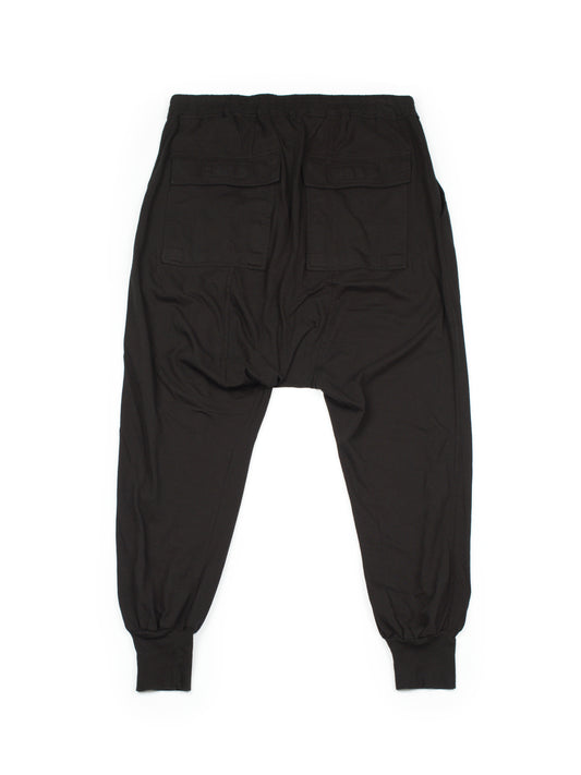 Rick Owens DRKSHDW Black Prisoner Drawstring Pants