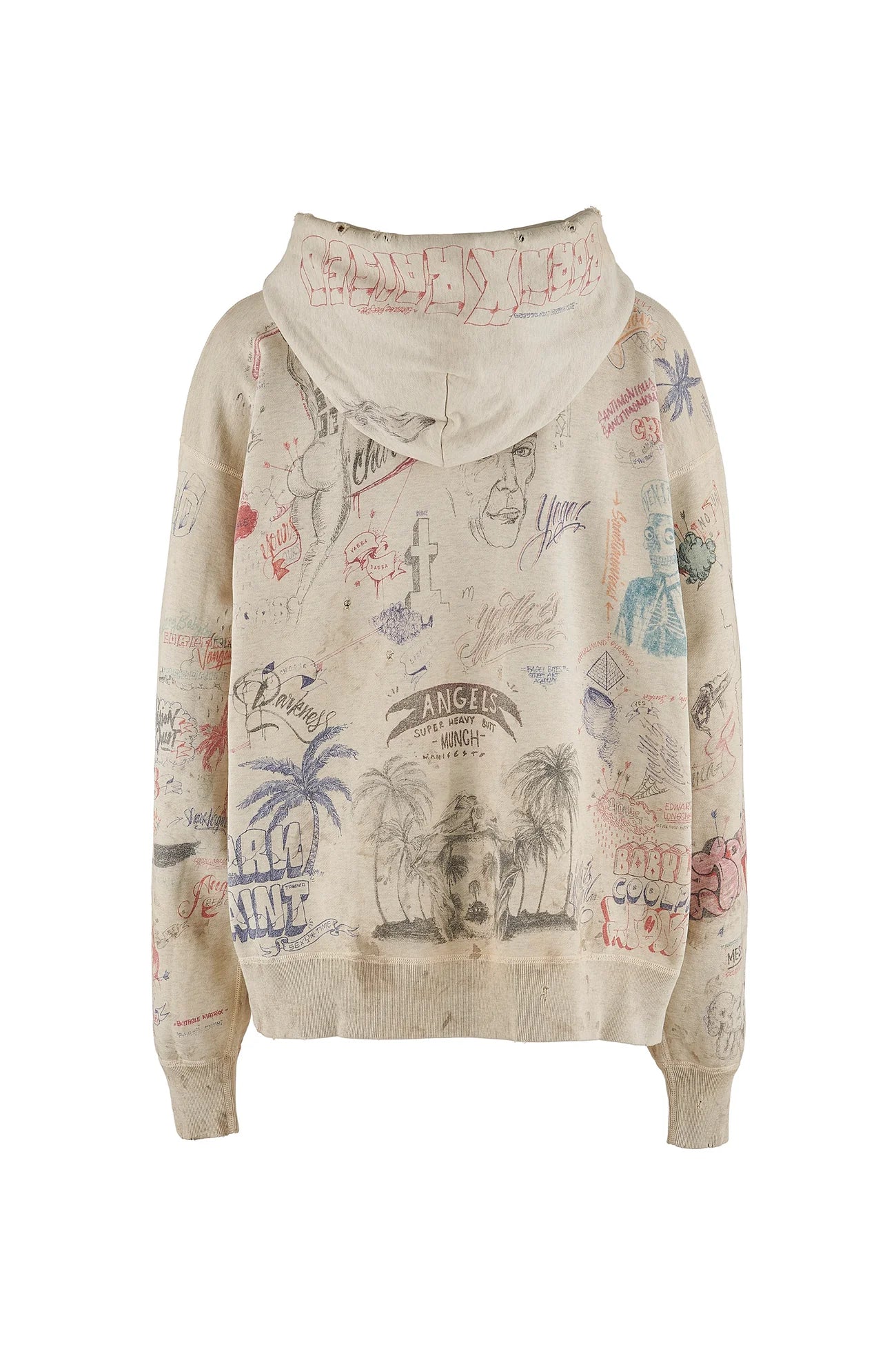 Saint Michael Born x Raised Hoodie