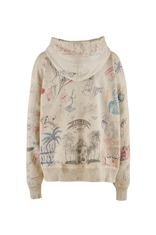 Saint Michael Born x Raised Hoodie