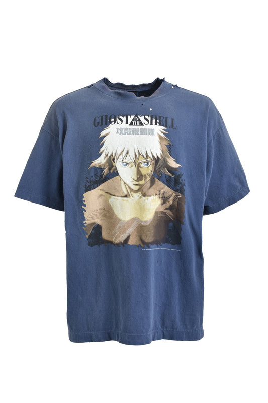 Saint Michael x Ghost in the Shell Navy T-shirt