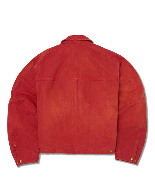 Willy Chavarria Stockton Work Jacket Red
