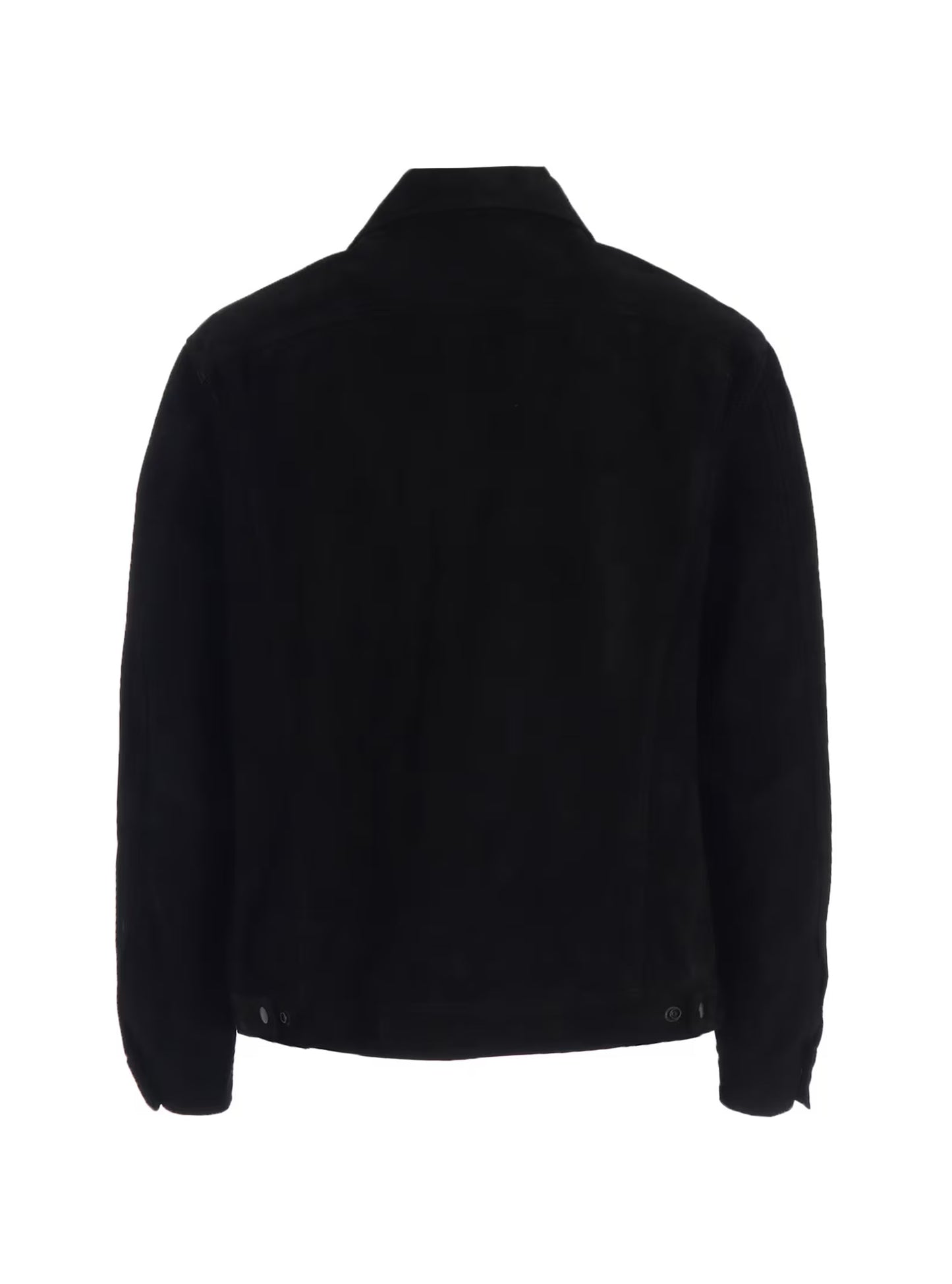 Yohji Yamamoto × Masses Suede Trucker Jacket Black