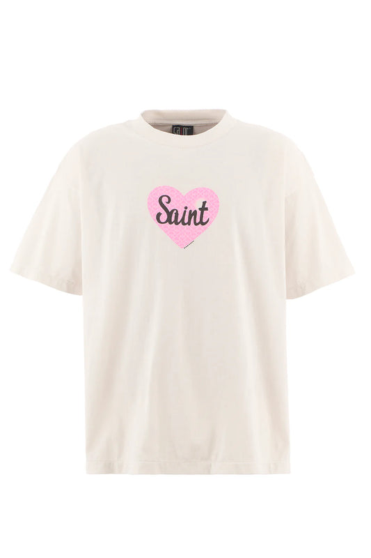 Saint Michael Heart Saint T-shirt