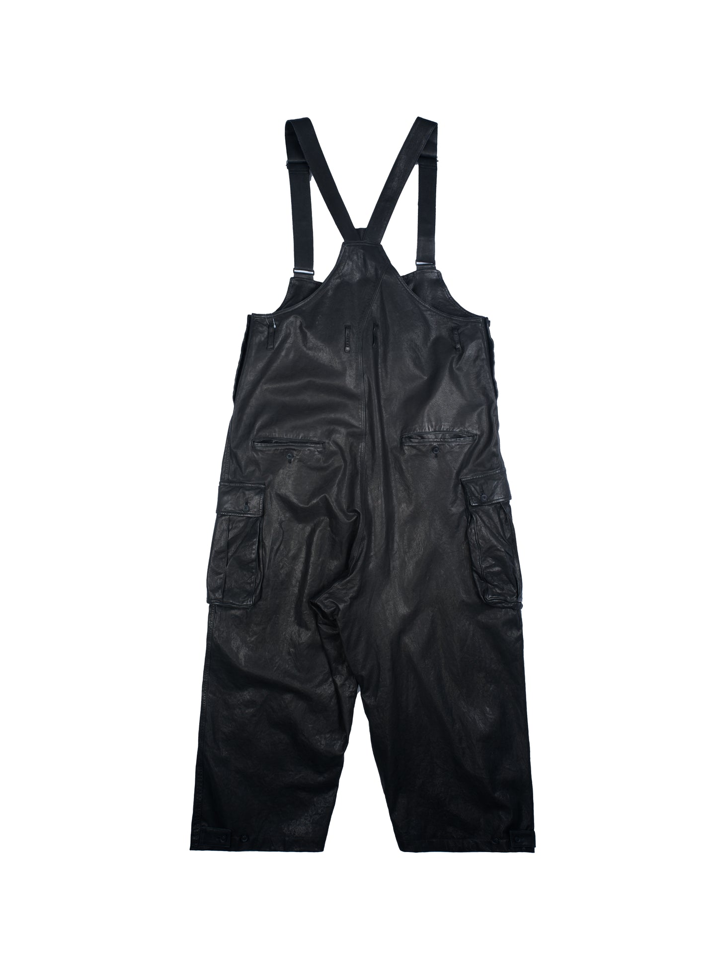 Yohji Yamamoto Garment Dyed Japan Calf Leather Overall