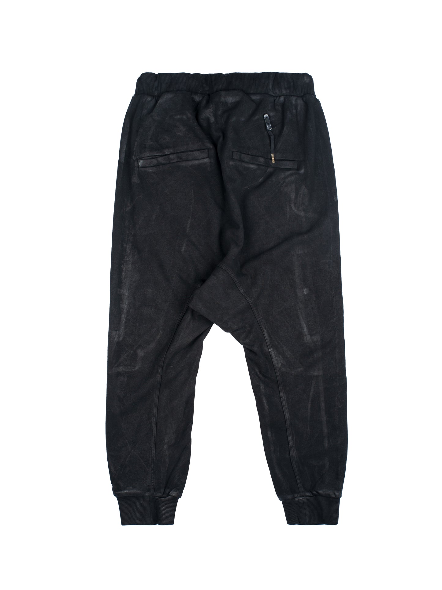Boris Bidjan Saberi LongJohn3 RF Black Vinyl Coated Pants