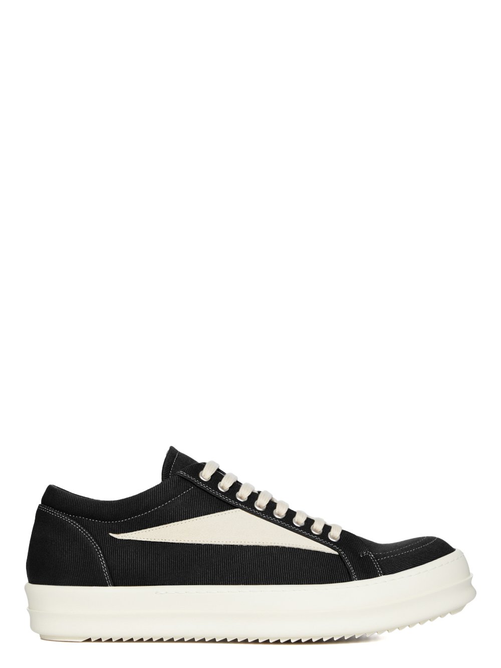 Rick Owens DRKSHDW Vintage Sneaks in Black and Milk