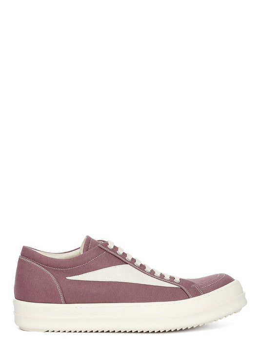 Rick Owens DRKSHDW Vintage Sneaks in Mauve and Milk