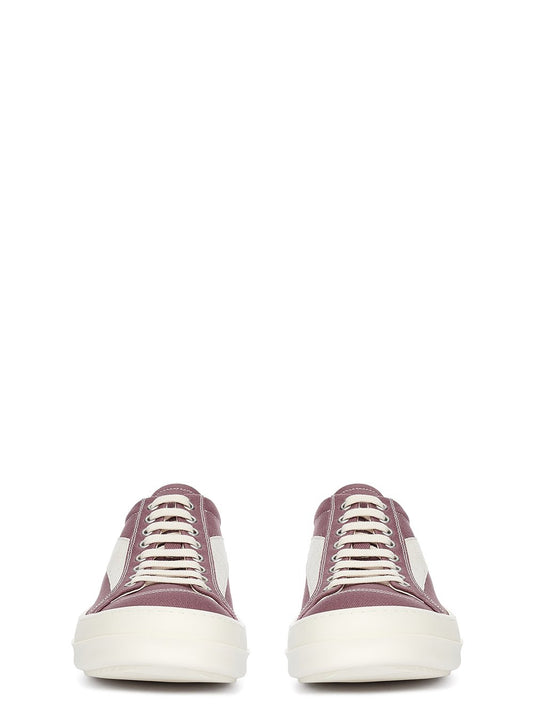 Rick Owens DRKSHDW Vintage Sneaks in Mauve and Milk