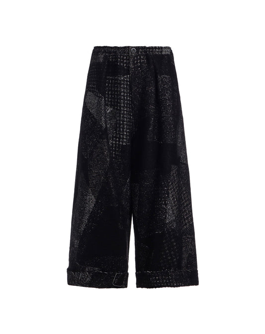 Y's Houndstooth Tuck Mackin Pants