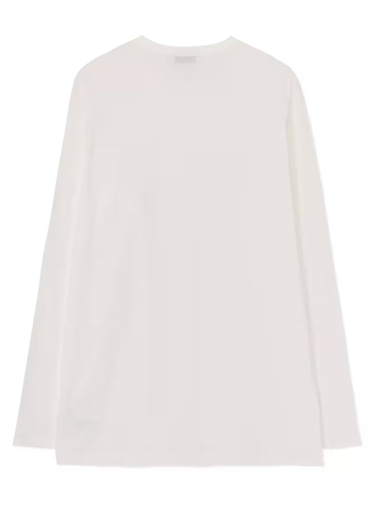 Yohji Yamamoto Signature Round Neck Long Sleeve Tee