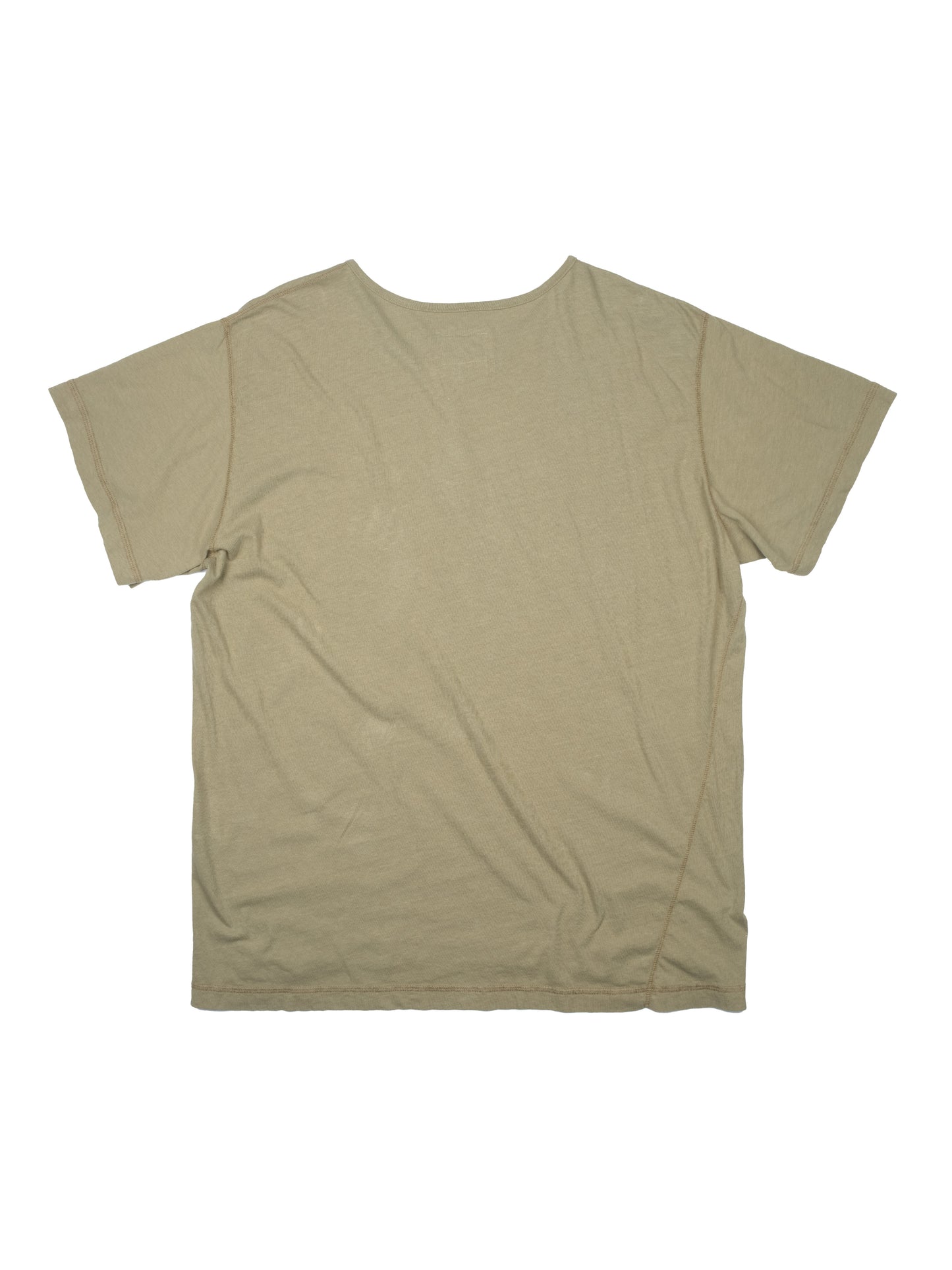 Greg Lauren Army Short Sleeve Henley Tee