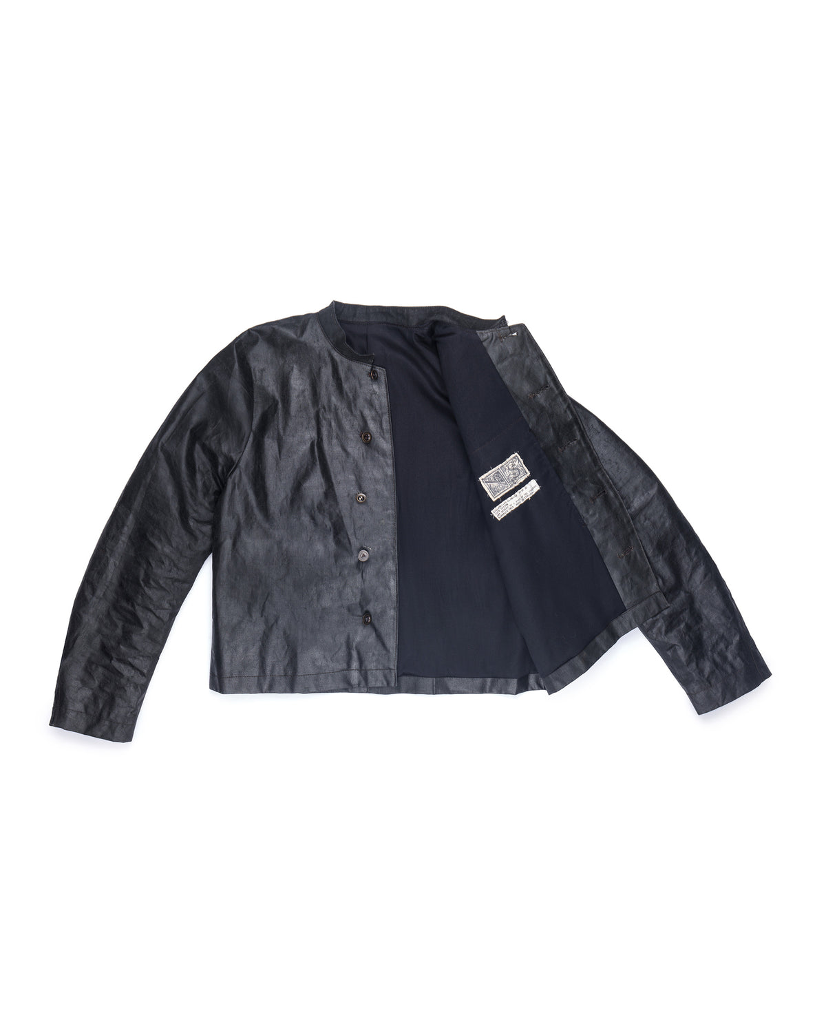 Nosapluna The Jimmy Jacket Painted Oil Cotton Black