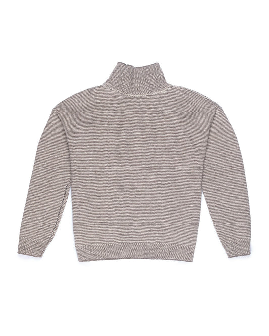 Nosapluna Balloon Turtle Rib Pullover Cream