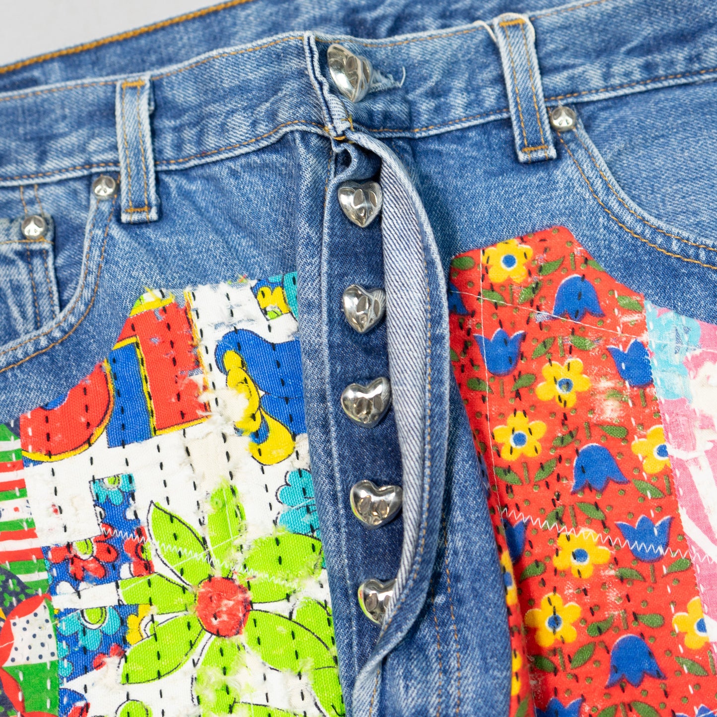 Readymade Fancy Patchwork Denim