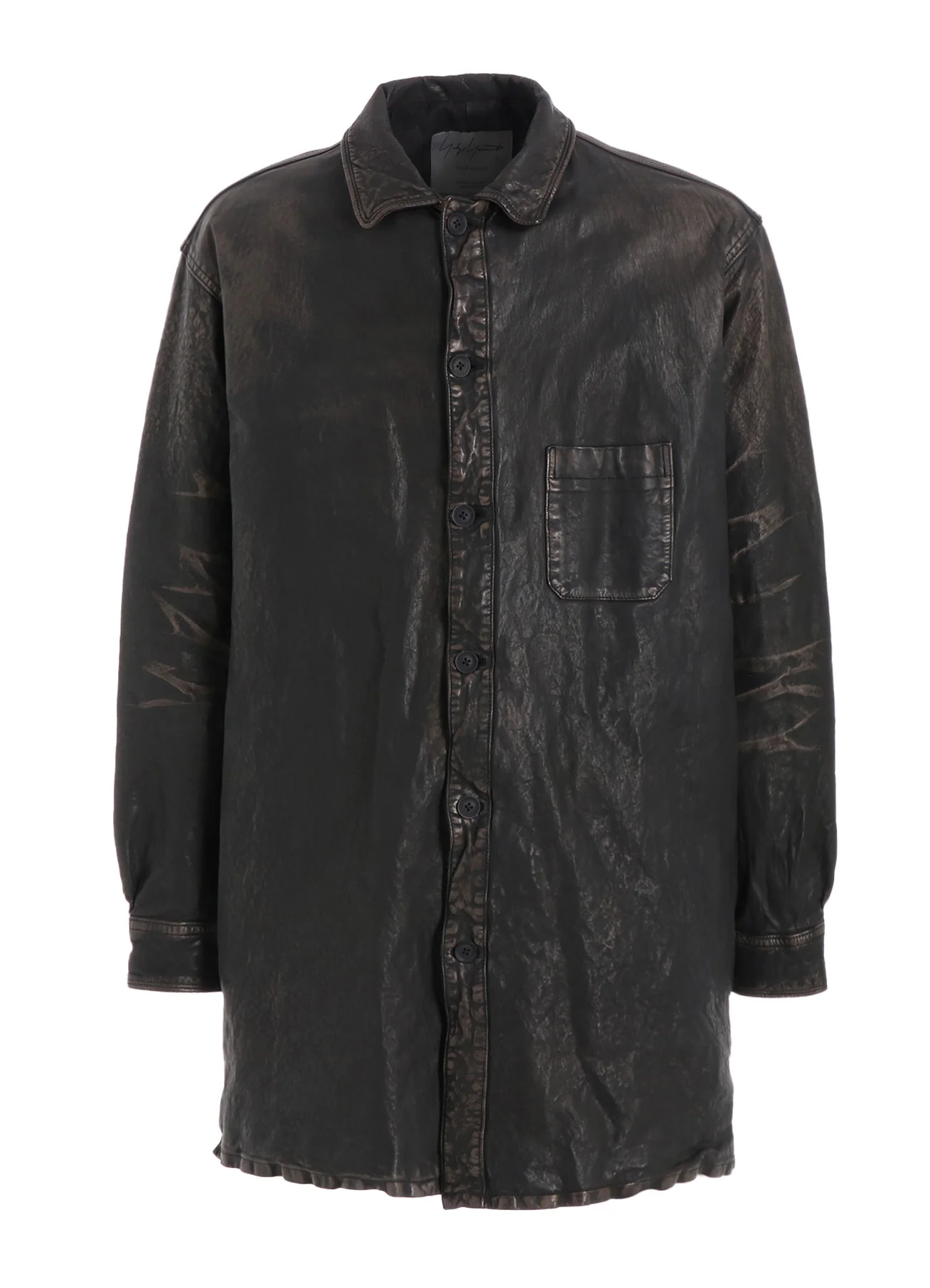 Yohji Yamamoto Backlash Mimosa Garment Dyed Shirt Blousons