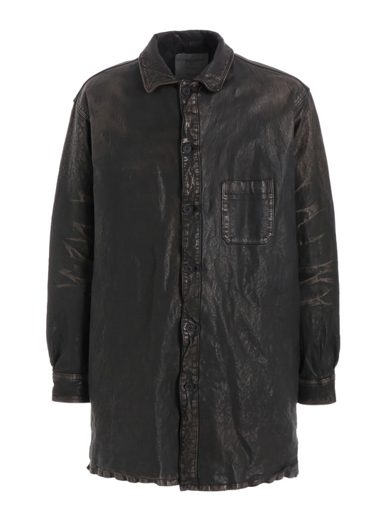 Yohji Yamamoto Backlash Mimosa Garment Dyed Shirt Blousons