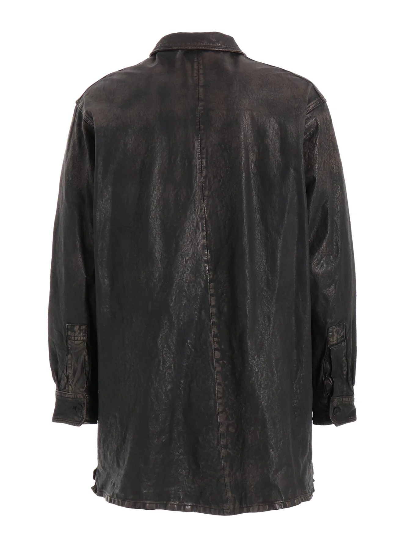 Yohji Yamamoto Backlash Mimosa Garment Dyed Shirt Blousons