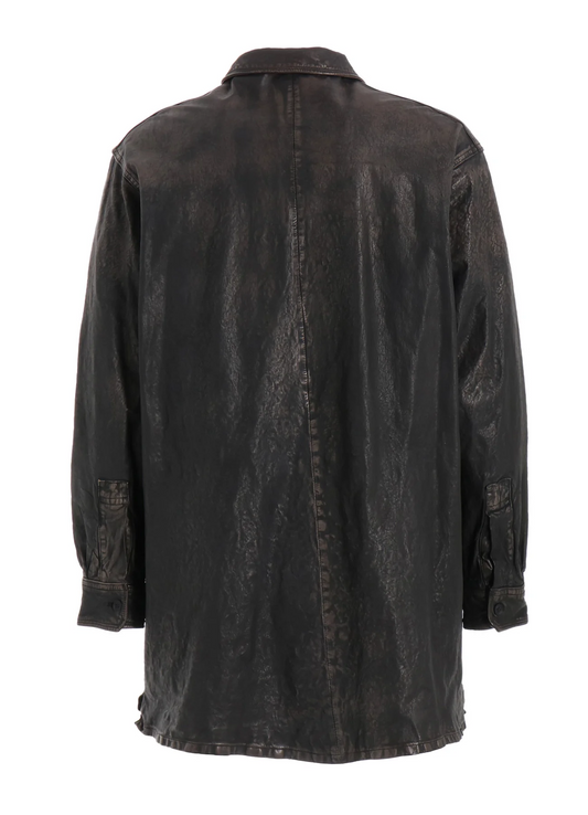 Yohji Yamamoto Backlash Mimosa Garment Dyed Shirt Blousons