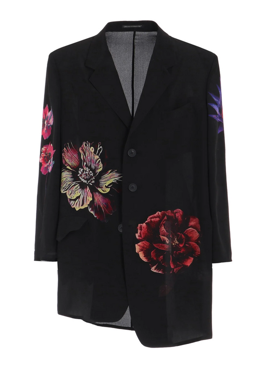Yohji Yamamoto Flower Print Jacket
