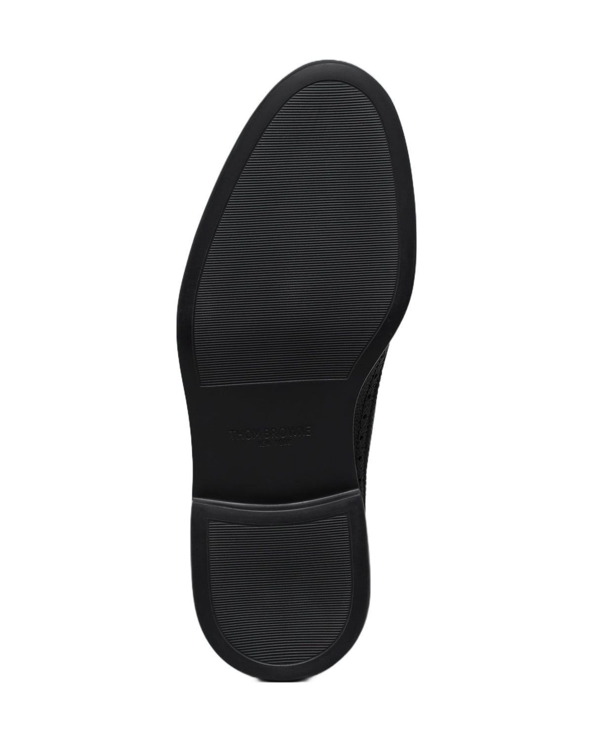 Thom Browne Pebble Grain Classic Longwing Brogues Black detail