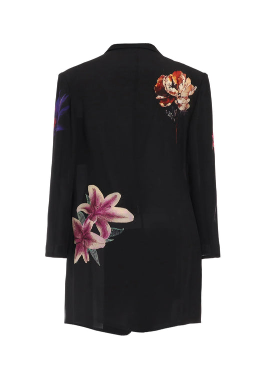 Yohji Yamamoto Flower Print Jacket
