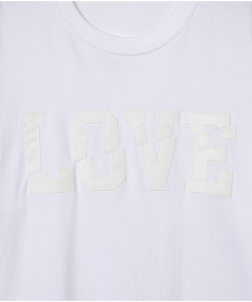 Undercover White Love Patchwork T-shirt