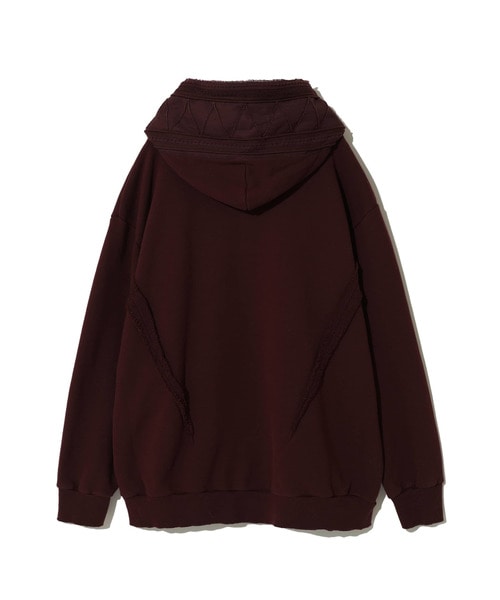 Undercover Bordeaux Detailed Hoodie