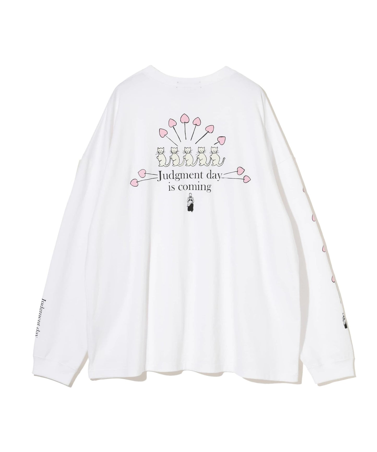Undercover White Printed LS T-shirt