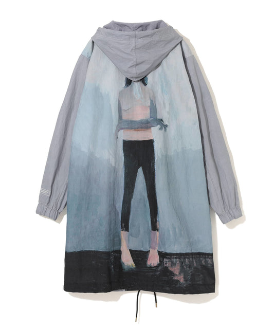 Undercover Gray Printed Cape