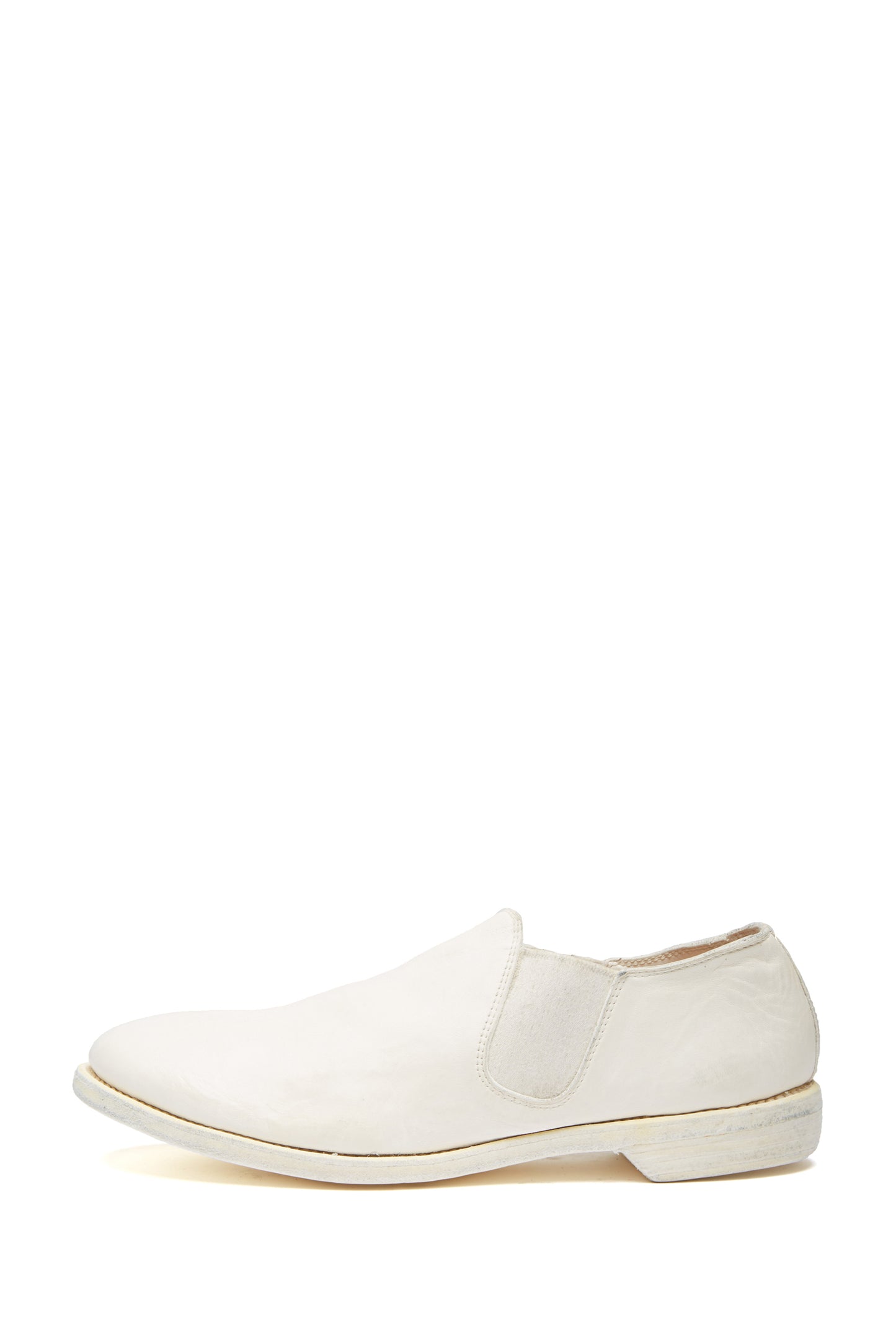Guidi White Leather 109 Loafers