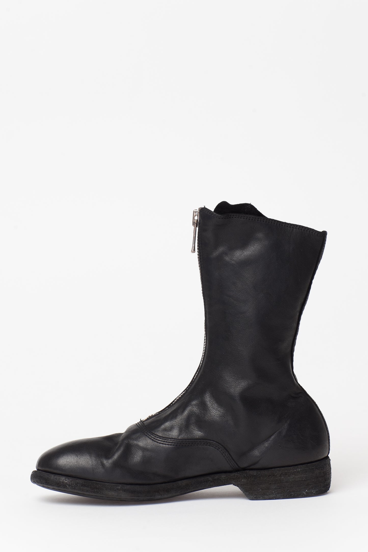 Guidi Black Front Zip 310 Boots