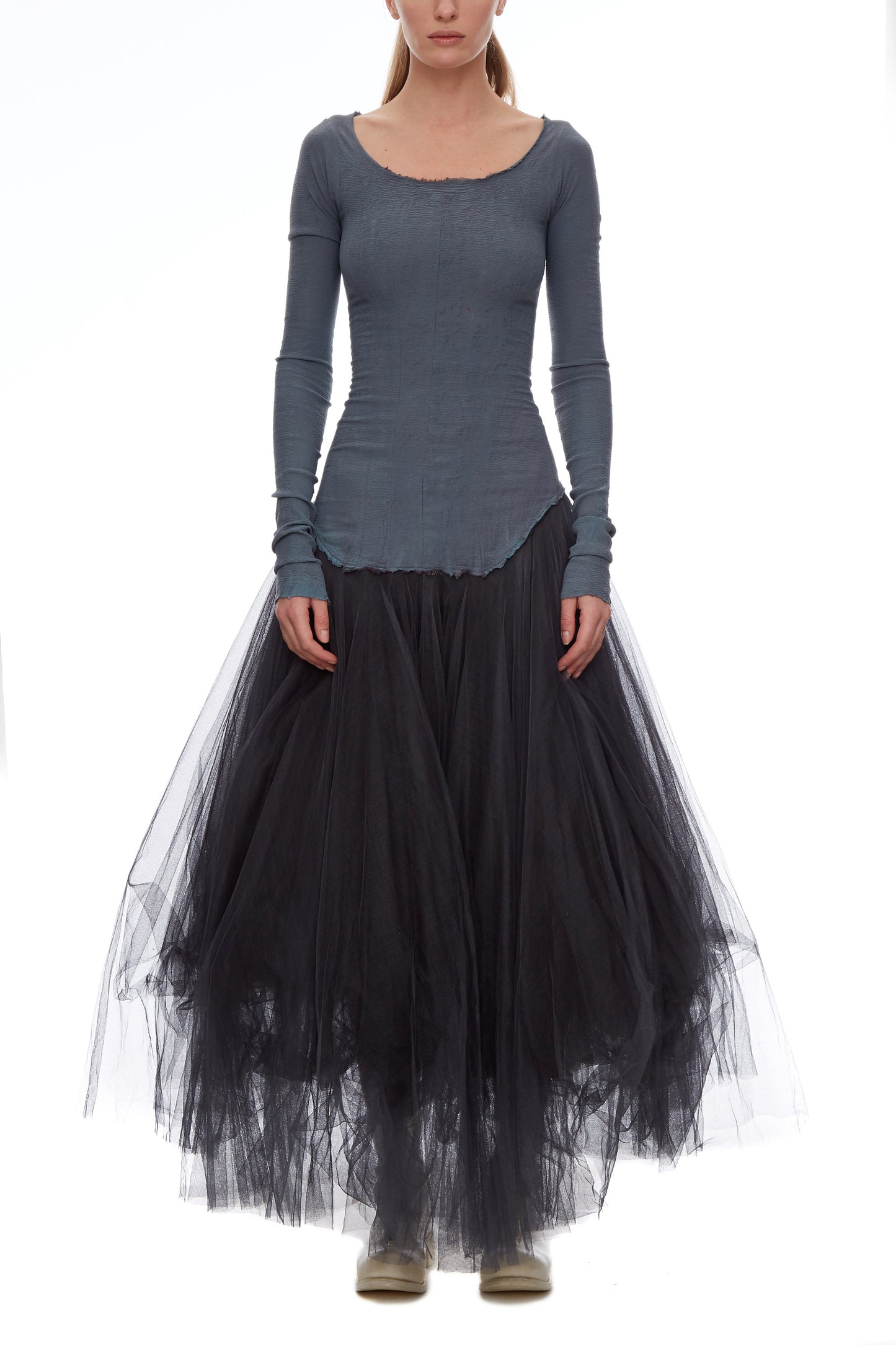 Marc Lebihan Grey Balerina Dress