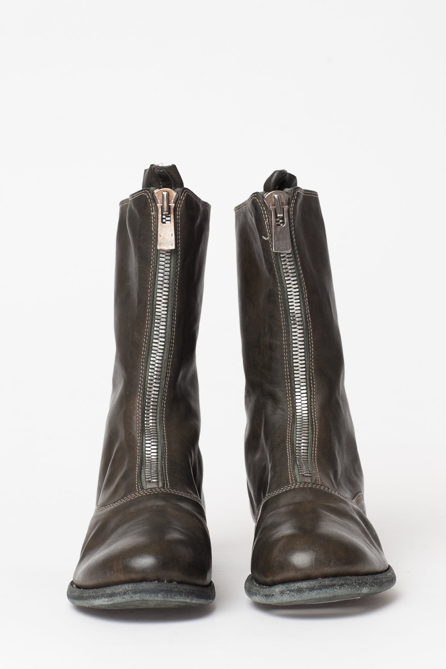 Guidi Red Front Zip 310 Boots