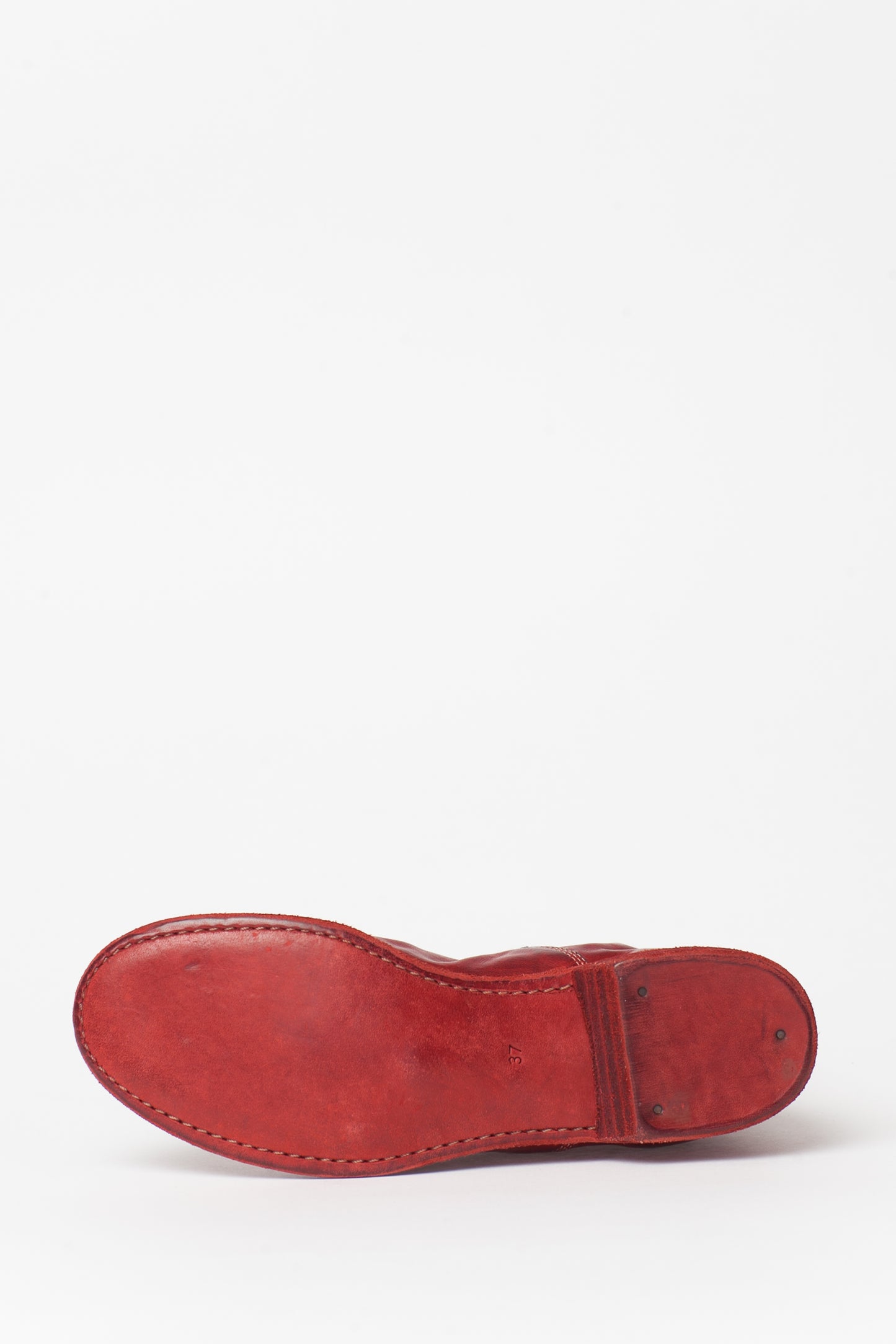 Guidi Red Front Zip 310 Boots