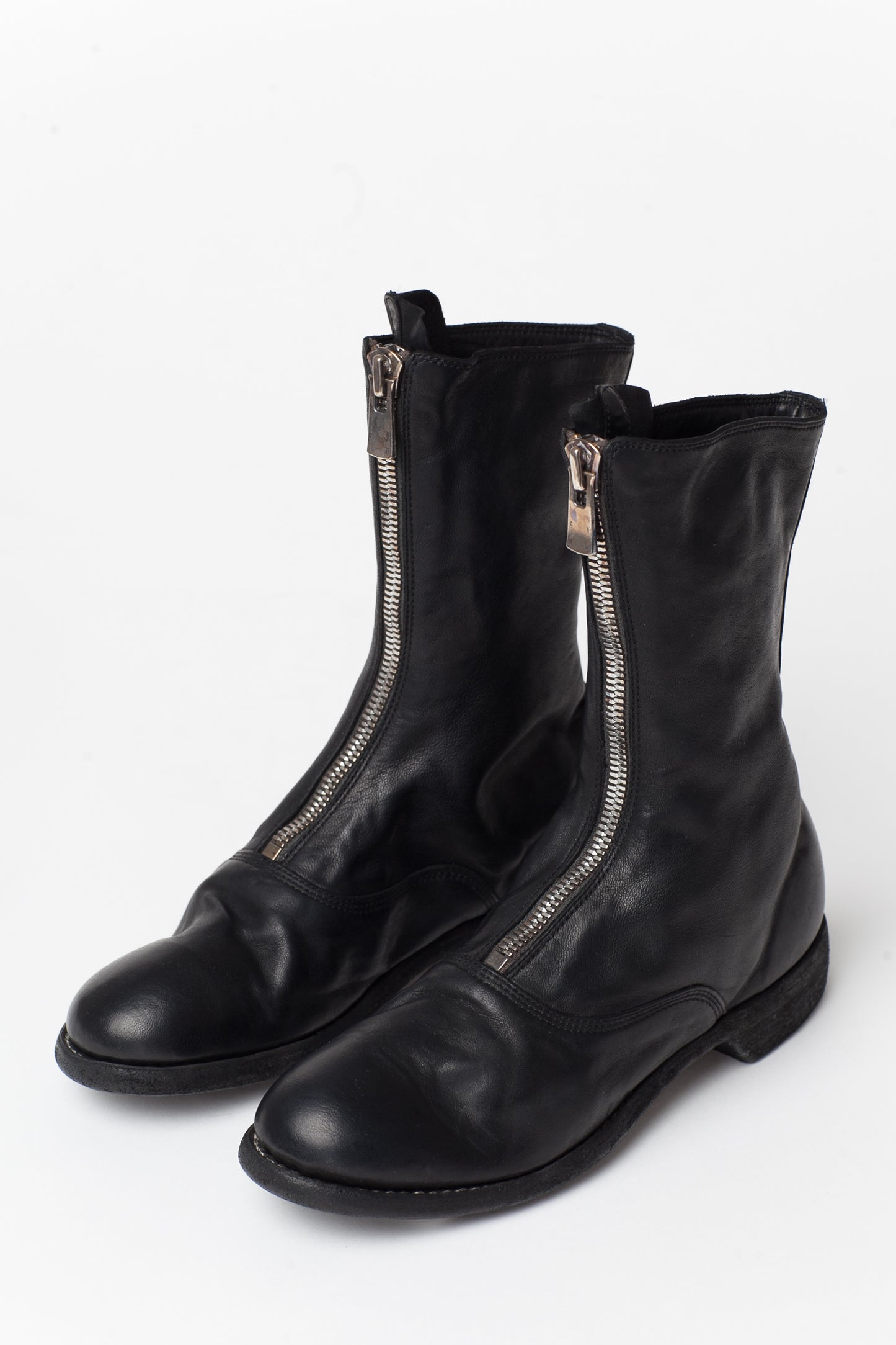 Guidi Black Front Zip 310 Boots