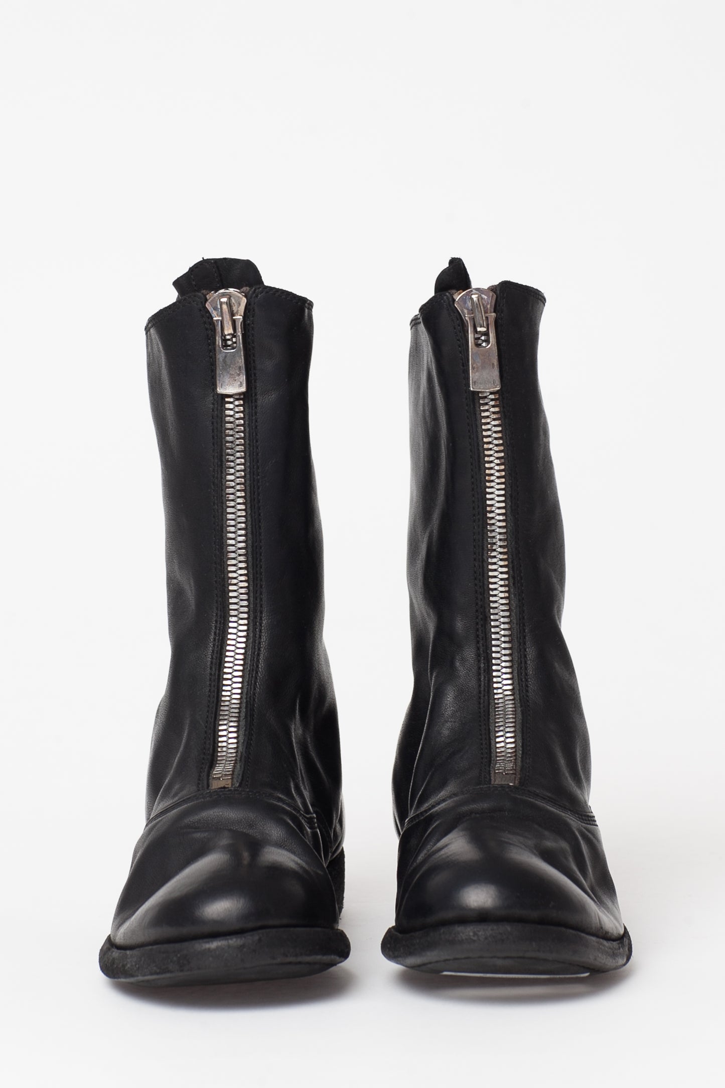 Guidi Black Front Zip 310 Boots