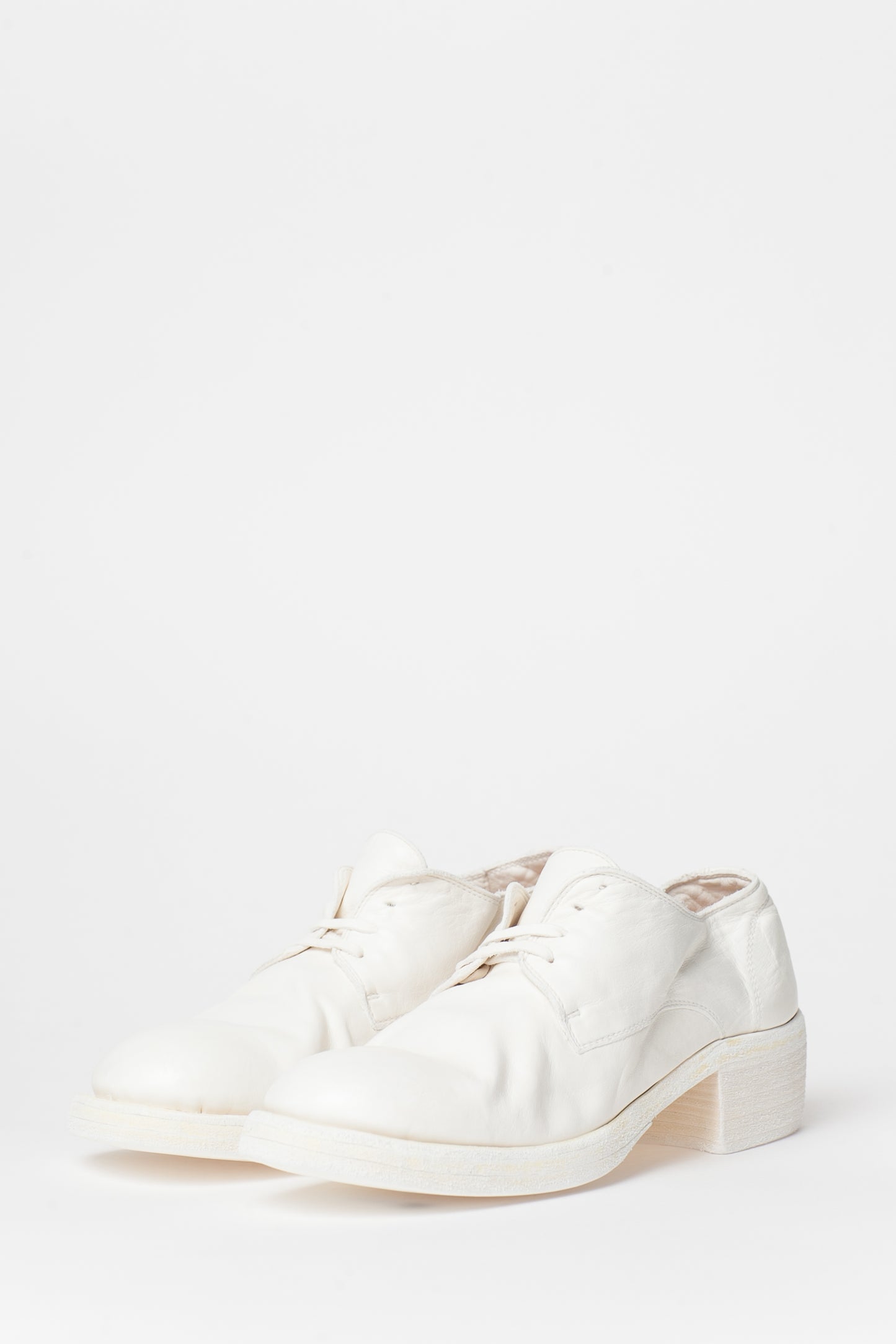 Guidi White Leather 792z Derby